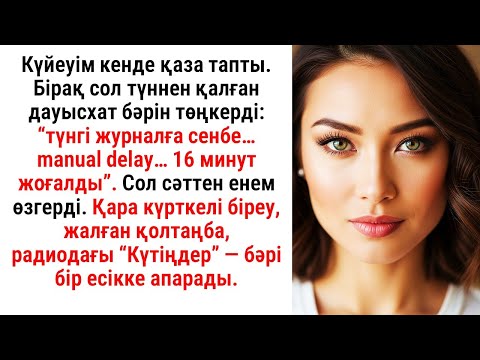 Видео: Күйеуім кенде қаза тапты. Бірақ сол түннен қалған дауысхат бәрін төңкерді.. Қайғылы махаббат хикаясы