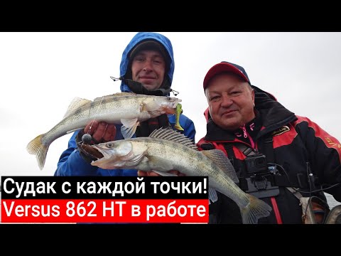 Видео: Судак с каждой постановки! Тест Crazy Fish Versus 862 HT: как он по «верхам»?