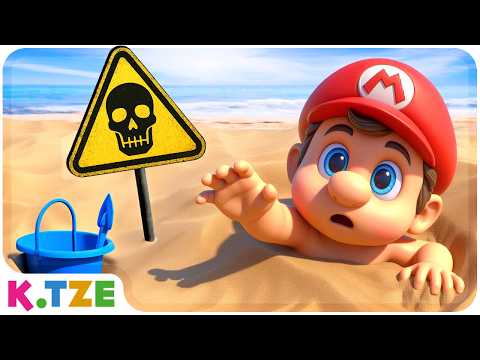 Видео: Не играйте на пляже! Плохая идея 🏖😵 История Super Mario Odyssey
