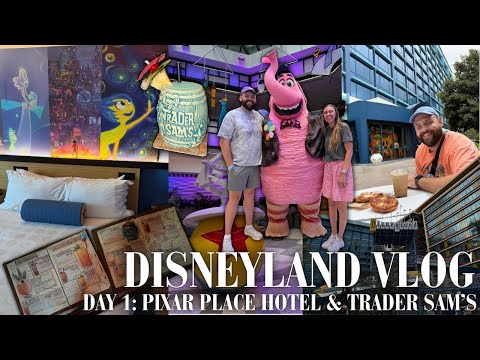 Видео: Видеоблог Диснейленда 🏰✨ День 1 | Заселение в отель Pixar Place, Trader Sam's, отель Диснейленд и...