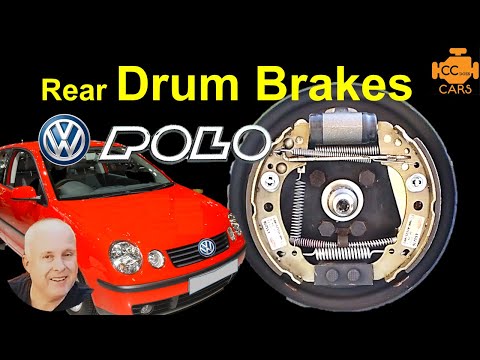 Видео: Замена задних тормозных колодок VW Polo — барабанные тормоза Polo