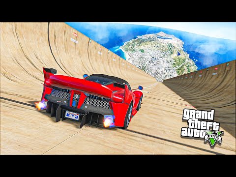 Видео: СПУСК С ГОРЫ БЕЗ ТОРМОЗОВ НА ЧИТ FERRARI В GTA 5 ONLINE С МОДАМИ!