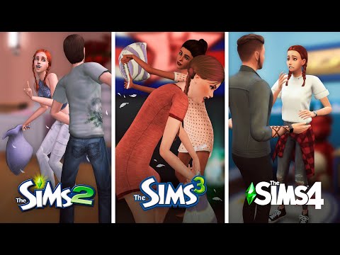 Видео: Подростки в The Sims / Сравнение 3 частей