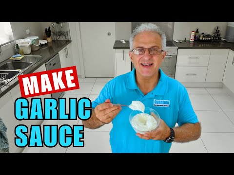 Видео: Как приготовить лучший чесночный соус (тоум) по простому рецепту. Быстро и легко.