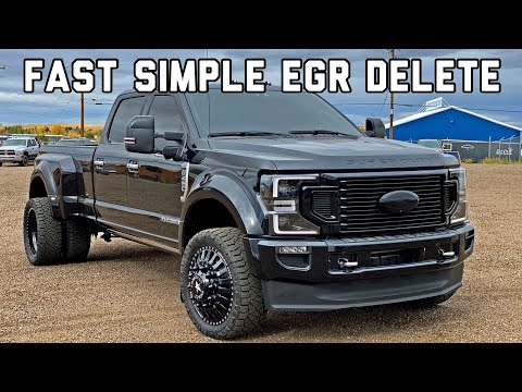 Видео: Как удалить EGR на 6.7 POWERSTROKE 2017-2019