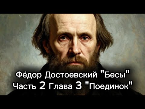 Видео: 8. Фёдор Достоевский "Бесы" Часть 2. Глава 3 "Поединок"