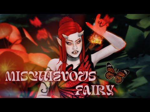 Видео: Проказливая фейри🧚🏻‍♀️🔥| Симс 4 "Волшебство природы"