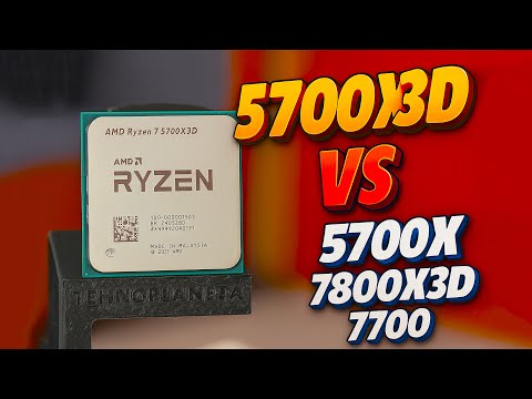 Видео: Купил Ryzen 7 5700X3D и пожалел – вот почему… 😢 Сравнение с 5700X / 7500F / 7700 / 7800X3D