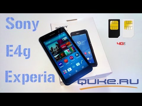 Видео: Обзор Sony Xperia E4g - доступная цена, две симки и LTE ◄ Quke.ru ►