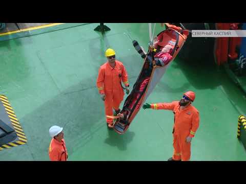 Видео: В Каспийском море ЛУКОЙЛ провел комплексные учения по ликвидации аварийных разливов нефти.