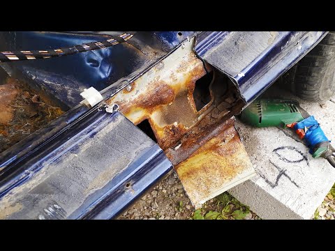 Видео: Ford Scorpio Y5A Переварка порогов