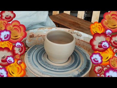 Видео: Мастер класс «Изготовление стаканчика на гончарном круге»