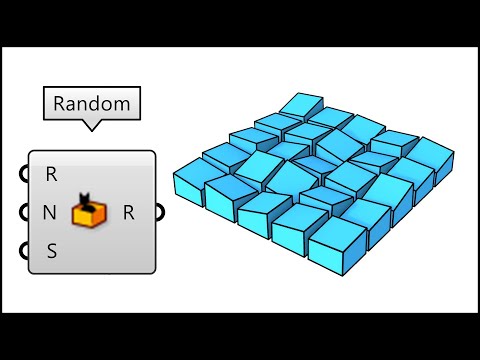 Видео: Учебное пособие по Grasshopper (Случайные ящики)