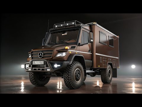 Видео: 2025 MercedesBenz Unimog Camper Шоколадный Гигант Роскоши и Силы Самый Дорогой Дом на Колёсах в Мире