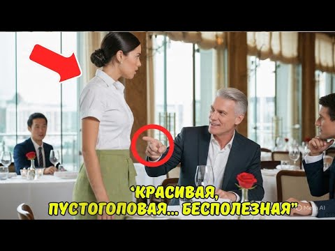 Видео: Миллиардер ОСКОРБИЛ официантку на немецком, НО её ответ заставил его ЗАМОЛЧАТЬ