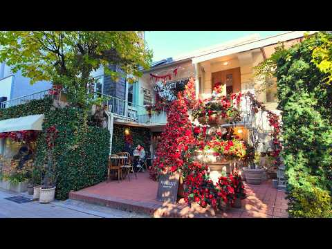 Видео: Осенняя прогулка по улице кафе в Ённам-доне | Пешеходная экскурсия по Сеулу | Популярные места | 4K