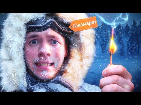 Видео: ВОЗМОЖНО ЛИ ВЫЖИТЬ В ЗИМНЕМ ЛЕСУ С ТОВАРАМИ ИЗ ГАЛАМАРТА