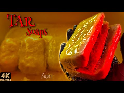 Видео: ASMR 🤎 Soaked TAR Soaps Set 🤎 АСМР Размокшее ДЕГТЯРНОЕ Мыло #asmr