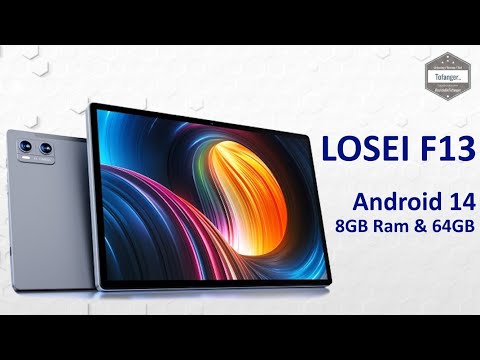 Видео: Losei F13 10,5-дюймовый сенсорный планшет с поддержкой 4G — Android 14 — 8 ГБ ОЗУ и 64 ГБ ПЗУ