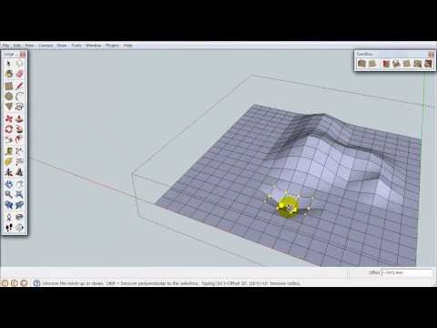 Видео: Уроки по SketchUp. Ландшафт. Урок 1