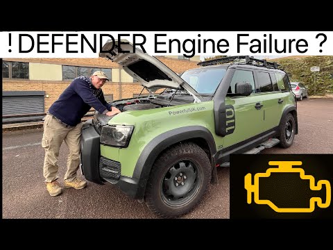 Видео: О нет, СТИГ сломался! Отказ двигателя? На Land Rover DEFENDER L663 P300 Ingenium, 16 тыс. миль.