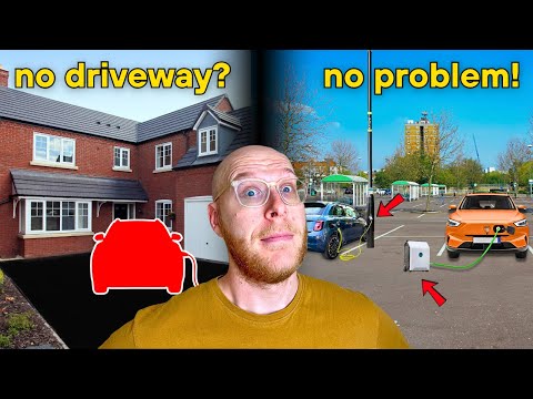 Видео: Как зарядить электромобиль, не имея парковки дома