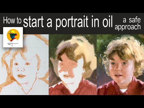Видео: С чего начать портрет маслом. Фундаментальный подход к предотвращению ошибок. Полное руководство.