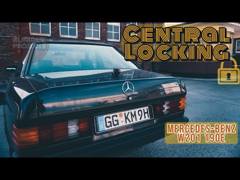 Видео: Mercedes Benz 190E W201 | Центральный замок | Центральный замок