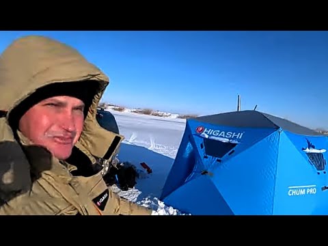 Видео: РЫБАЛКА .ТЕСТ ПЕЧИ ! ОДИН НА ЛЬДУ В ЧУМЕ .