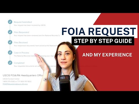Видео: ОБНОВЛЕННОЕ руководство по подаче заявок USCIS FOIA и мой опыт