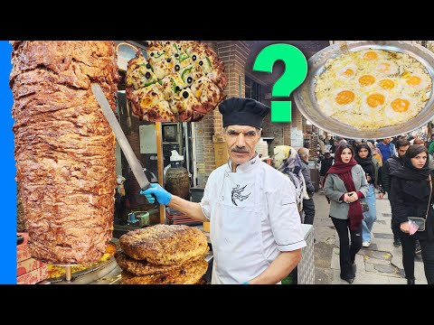 Видео: Король уличной еды в Иране | Самый многолюдный ресторан на Большом базаре Тегерана