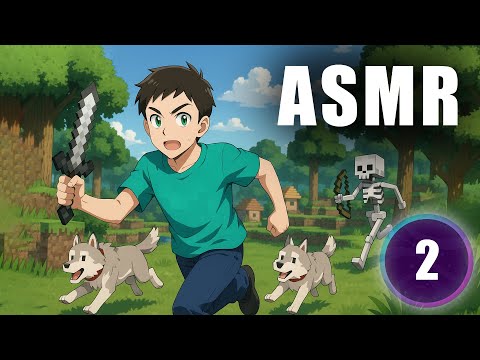Видео: АСМР болталка в майнкрафте | Собираем в стаю первых волков