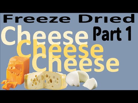 Видео: Сублимированный сыр. Часть 1