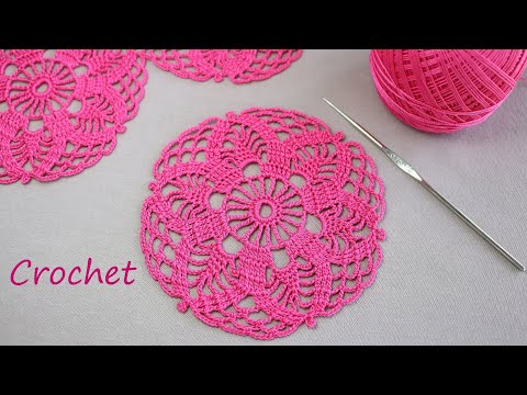 Видео: Супер простой и красивый УЗОР вязание крючком МК   How to Crochet for Beginners Motif Step by step