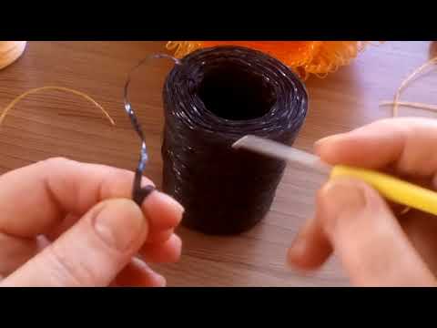 Видео: Игрушка-мочалка "Лисичка" 1 часть.