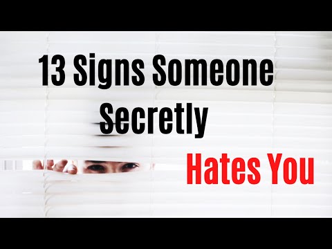 Видео: 13 признаков того, что кто-то вас тайно ненавидит