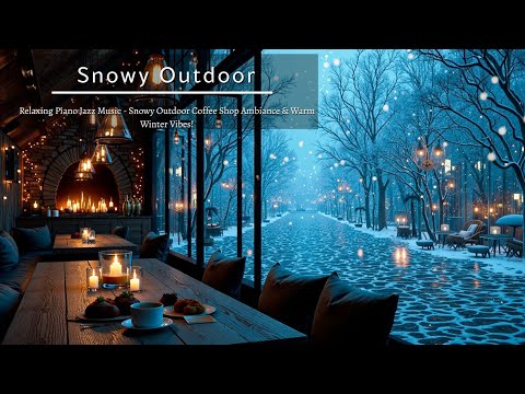 Видео: Атмосфера Снежной Кофейни на Открытом Воздухе и Теплые Зимние Вибрации!