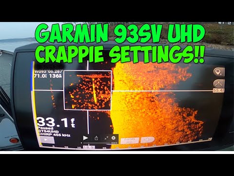 Видео: Garmin 93SV UHD (настройки Crappie) НЕВЕРОЯТНЫЕ РЕЗУЛЬТАТЫ!!