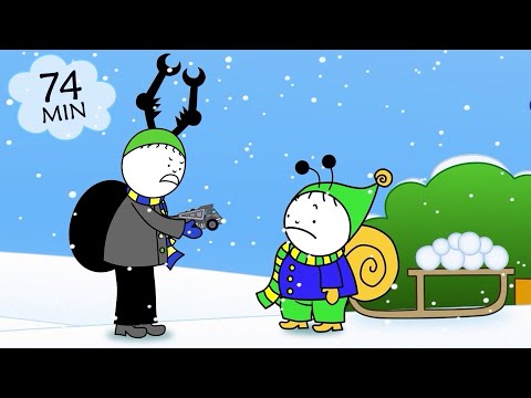 Видео: Бублик и Ягодка тематический компиляция - Бублик и Августин ▶ 16 полных серии | 74 минут