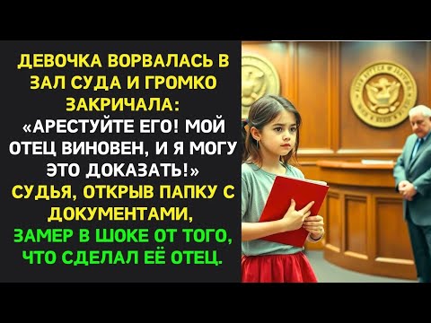 Видео: Девочка ЗАКРИЧАЛА вы должны АРЕСТОВАТЬ МОЕГО ОТЦА у меня есть ДОКАЗАТЕЛЬСТВА, судья ЗАМЕР В ШОКЕ