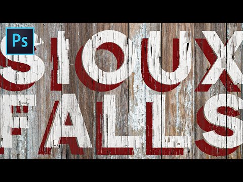 Видео: Текстовый эффект «Треснувшая краска на дереве» | Урок Photoshop с бесплатными текстурами