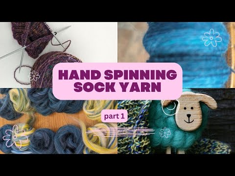 Видео: Пряжа для носков, ручное прядение на традиционной машине Ashford