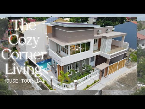 Видео: Экскурсия по дому 141 л Уютная угловая гостиная с 5-спальным 2-этажным домом на продажу в Анджеле...
