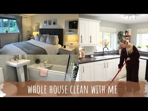 Видео: Уборка всего дома | Clean With Me UK | Регулярная уборка