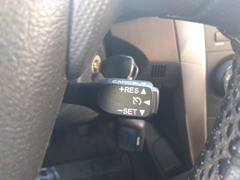 Видео: Как работает круиз-контроль на TOYOTA COROLLA E150
