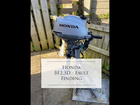 Видео: Диагностика неисправностей подвесного лодочного мотора Honda BF2.3D — не заводится / плохое топли...