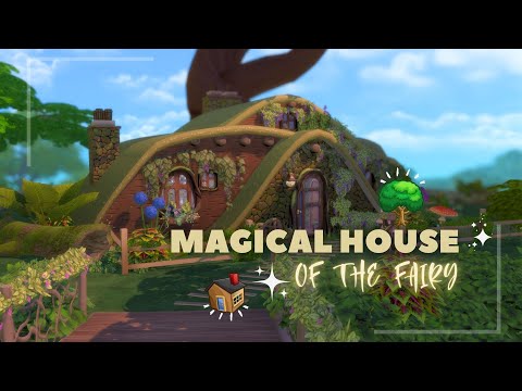 Видео: Волшебный дом ФЕИ🧚 - The Sims 4.|Строительство|Дом|Innisgreen|NoCC|SpeedBuild|