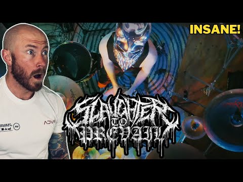 Видео: Реакция барабанщика на — SLAUGHTER TO PREVAIL — KID OF DARKNESS (ПРОИГРЫВАНИЕ БАРАБАННЫХ) Изолиро...