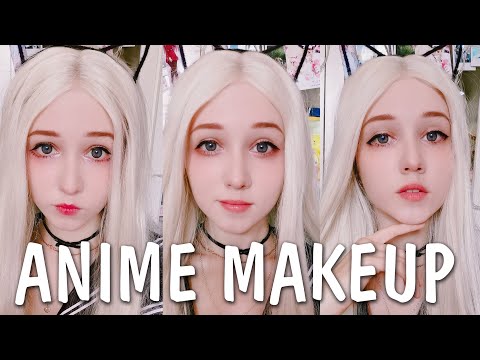 Видео: Мой АНИМЕ макияж~ простой способ / Easy ANIME makeup