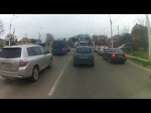 Видео: Маршрут троллейбуса № 2 в Тирасполе (в сторону Западного) Вид из кабины водителя